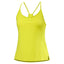 Front view of women's Arc'teryx Silene tank top in euphoria heather (yellow)