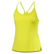 Front view of women's Arc'teryx Silene tank top in euphoria heather (yellow)