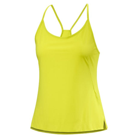 Front view of women's Arc'teryx Silene tank top in euphoria heather (yellow)