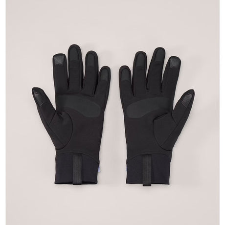 Palm view of black Arc'teryx Venta gloves