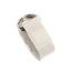White rolled up yoga strap