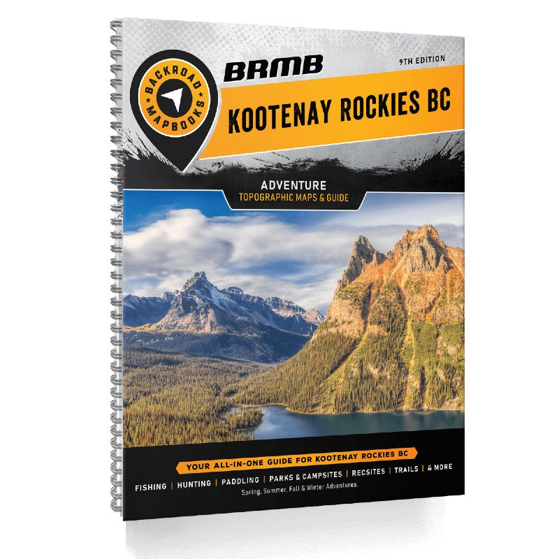 Mapbook Class 9 Backroad Mapbook: Kootenays, 9th Edition – spry