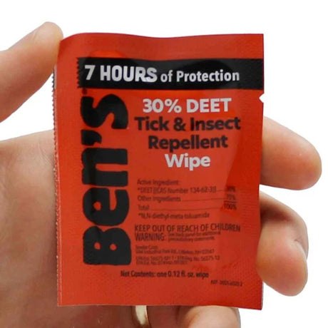 Ben's 30% Insect Repellent Wipes