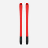 Bottom view of a pair of red Black Crows Camox Freebird skis