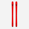 Top view of a pair of red Black Crows Camox Freebird skis
