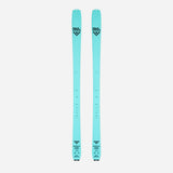 Top view of a pair of turquoise Black Crows Mentis Freebird skis