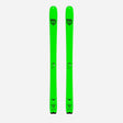 Top view of a pair of green Black Crows Navis Freebird skis