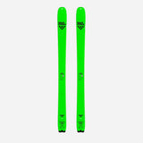 Top view of a pair of green Black Crows Navis Freebird skis