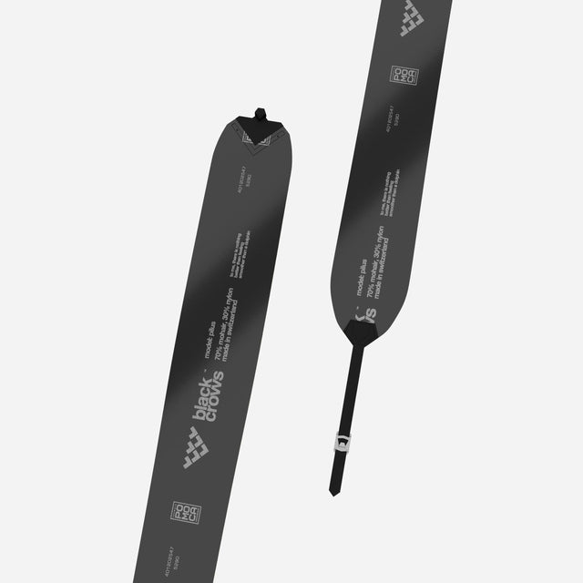 Bottom of a black/yellow Black Crows touring skin
