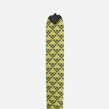 Tip detail of a black/yellow Black Crows touring skin