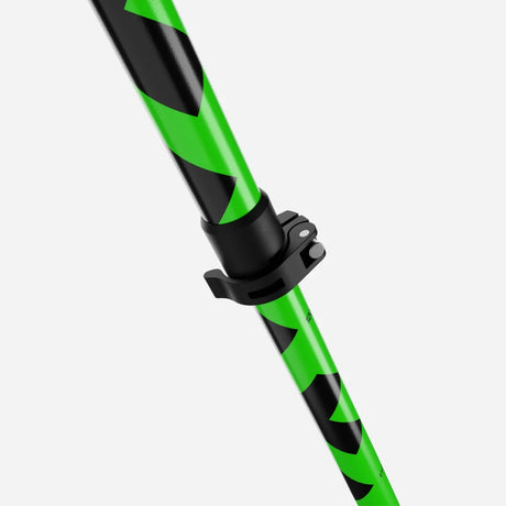 Adjustment detail of a green Black Crows Sector ski pole