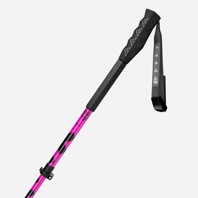 Handle detail of a pink Black Crows Sector ski pole