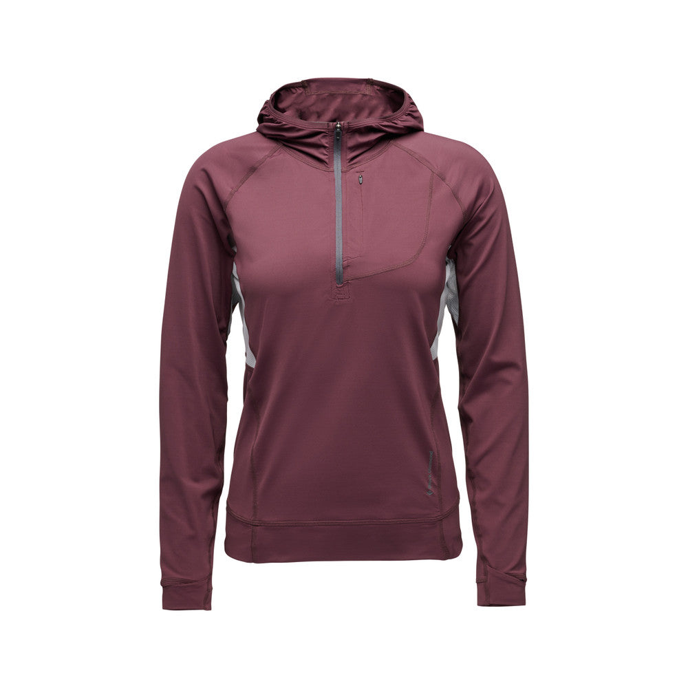 Women's Black Diamond Alpenglow Pro Hoody in Fig colour