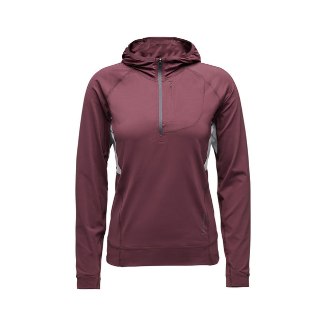 Women's Black Diamond Alpenglow Pro Hoody in Fig colour