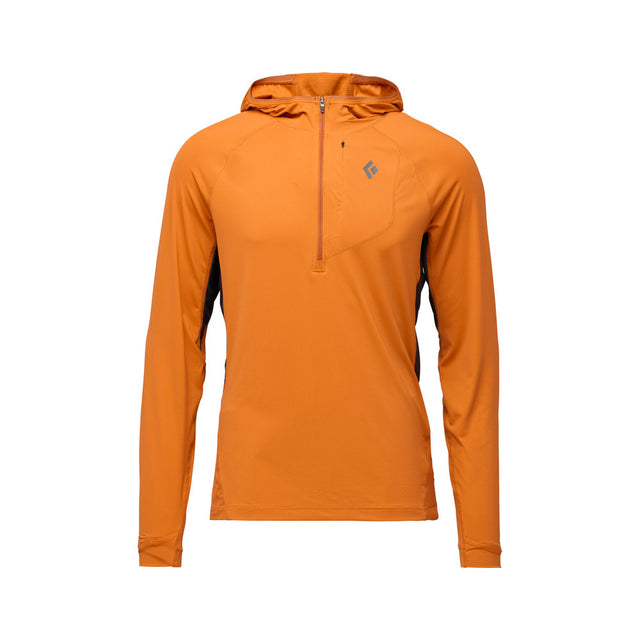 Men's Black Diamond Alpenglow Pro Hoody in Saffron colour