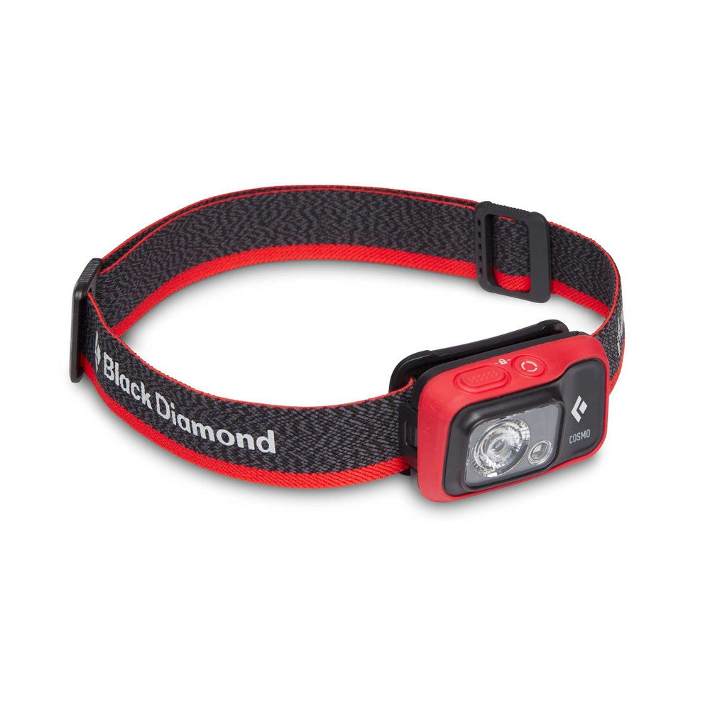 Black Diamond Cosmo 350 headlamp in octane (red) colour