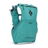 Back view of Black Diamond Distance 4 women's hydration vest in Dark Patina colour