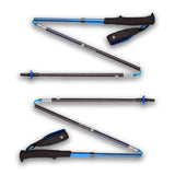 Collapsed view of Black Diamond Distance Carbon Z running poles