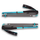 Collapsed compact view of women's Black Diamond Distance Carbon Z running poles