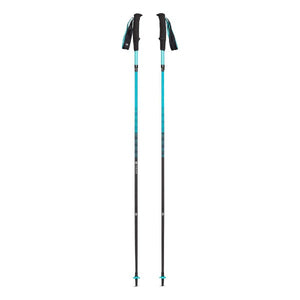 Extended view of women's Black Diamond Distance Carbon Z running poles