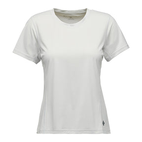 Women's Black Diamond Distance SS Tech Tee in alloy colour