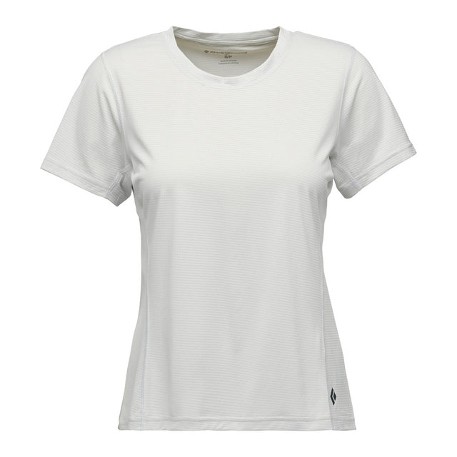 Women's Black Diamond Distance SS Tech Tee in alloy colour