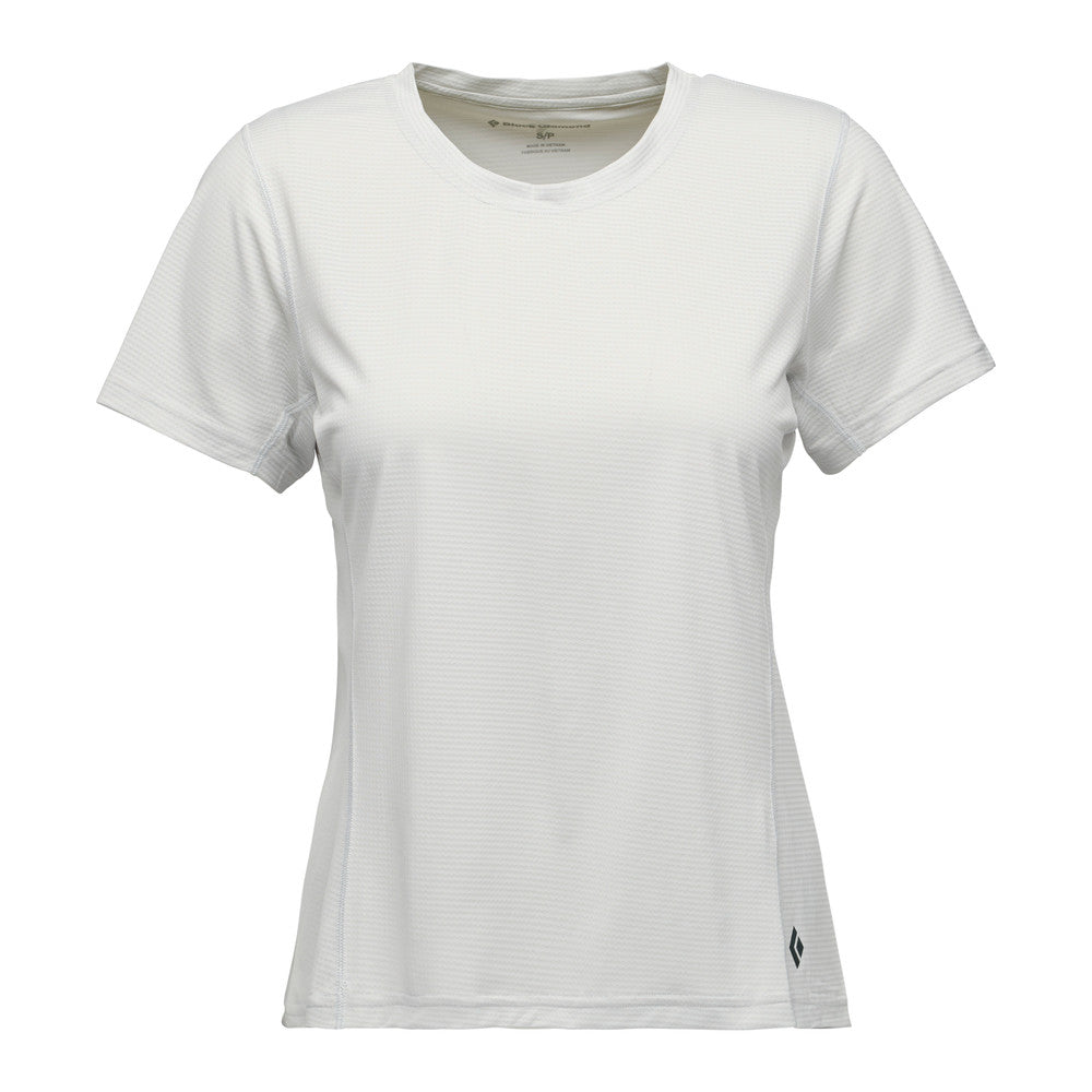 Women's Black Diamond Distance SS Tech Tee in alloy colour