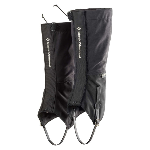 Pair of black Black Diamond Frontpoint gaiters