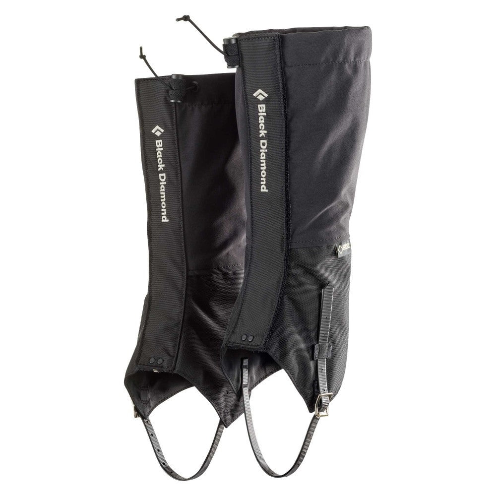 Pair of black Black Diamond Frontpoint gaiters