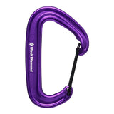 Purple Black Diamond Miniwire carabiner