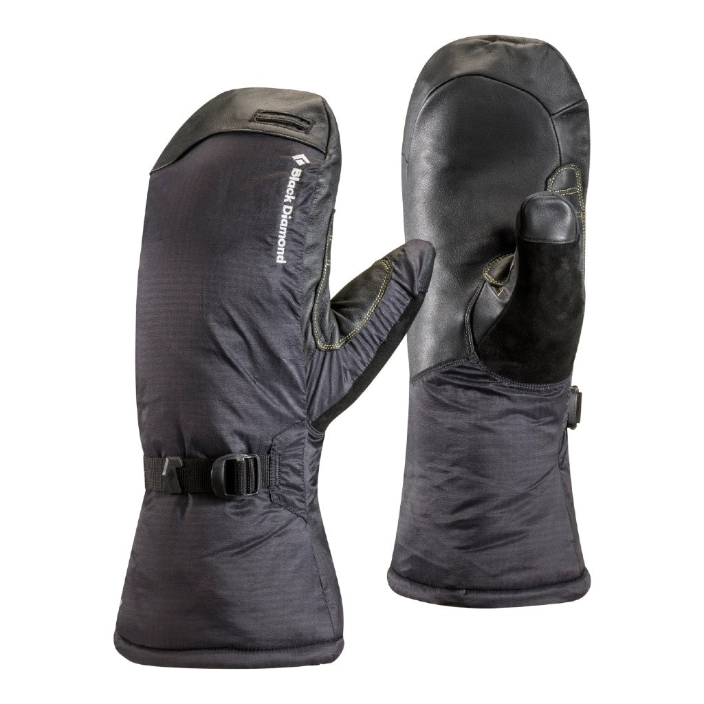 Pair of black Black Diamond Super Light mitts