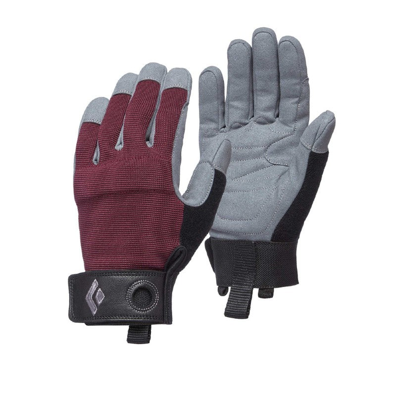 Black Diamond Women's Crag Gloves in Bordeaux colour