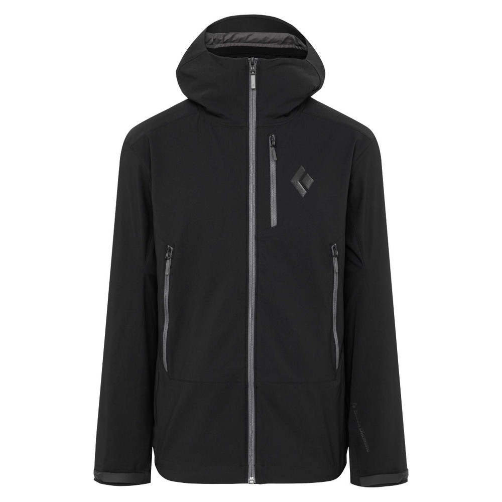 Men's Black Diamond Soft Shell Jacket by CROWN