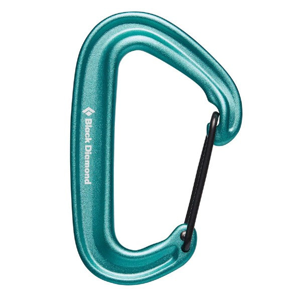 Minted (teal) Black Diamond Miniwire carabiner
