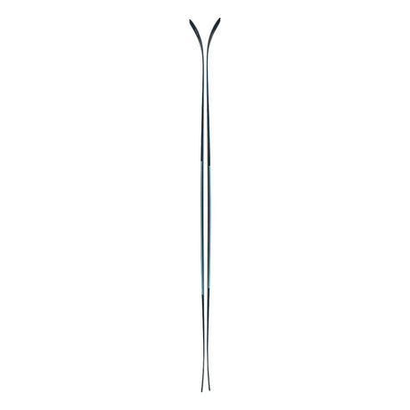 Side view of a pair of blue Blizzard Zero G 88 W backcountry touring skis