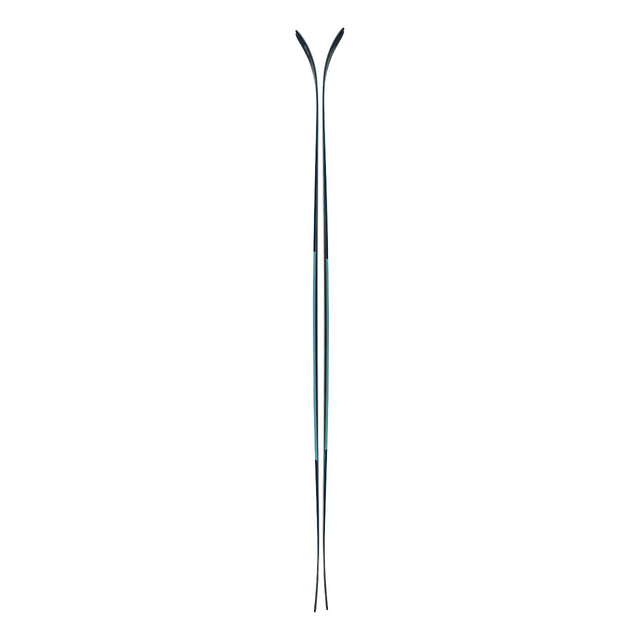 Side view of a pair of blue Blizzard Zero G 88 W backcountry touring skis