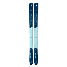 Top view of a pair of blue Blizzard Zero G 88 W backcountry touring skis