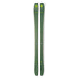 Top view of a pair of green Blizzard Zero G 88 backcountry skis