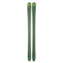 Top view of a pair of green Blizzard Zero G 88 backcountry skis