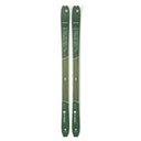 Top view of a pair of green Blizzard Zero G W backcountry touring skis