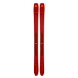 Top view of a pair of red Blizzard Zero G 96 backcountry touring skis
