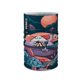 Buff Original EcoStretch neck gaiter in POW Owyz pattern