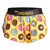 Women's ChicknLegs 1.5" split running shorts in salty donuts print