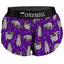 Women's ChicknLegs 1.5" split running shorts in sloths print