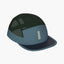 ciele ALZCap Carbon - Iconic VC running hat, 'lakaga' (green/blue) colour