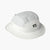 Front view of ciele BKTHat Standard Small running hat, 'trooper' (white) colour