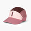 ciele athletics FSTCap SC Comp Iconic running hat in Peachskin/Wine Red colour