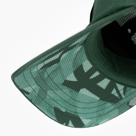 Under brim view of ciele athletics FSTCap SC EQ Frame S running hat in emerald colour