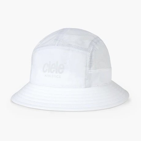 ciele athletics GOBucket comp athletics running hat in ghost (white)