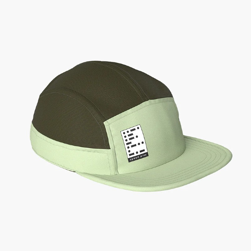 ciele GOCap Carbon - Speed Play running hat, 'corman' (green) colour